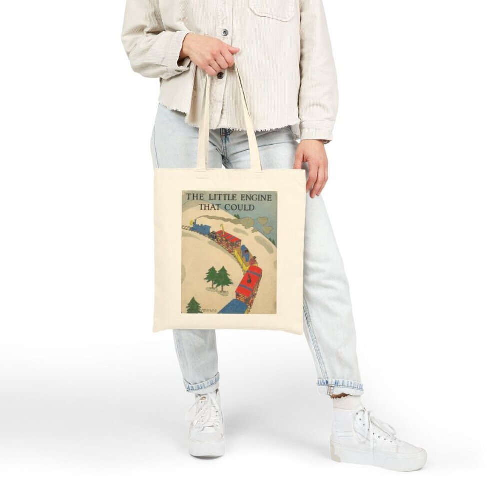 The Little Engine That Could Cotton Canvas Tote Bag, NWOT - Picture 3 of 3